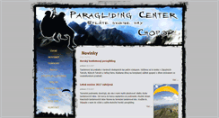 Desktop Screenshot of paraglidingcenter.sk